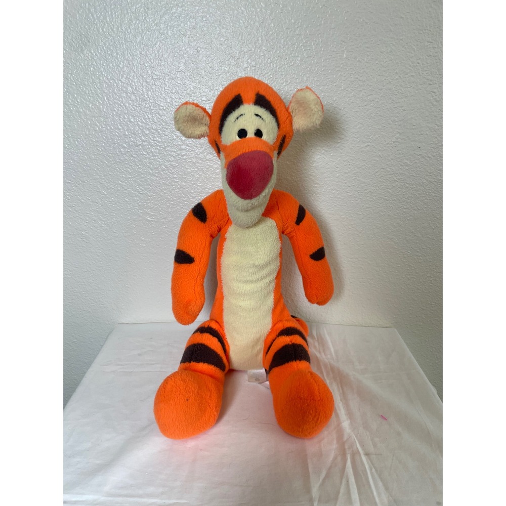 Disney Tigger Plush Kids Medium Orange Excellent‎ Winnie the Pooh Stuffed Animal